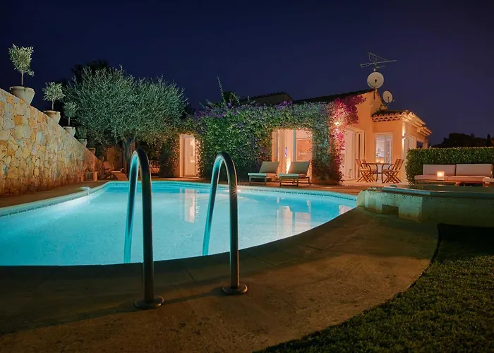 A C With Pool & Jacuzzi 3br 6p - Villa Vallauris