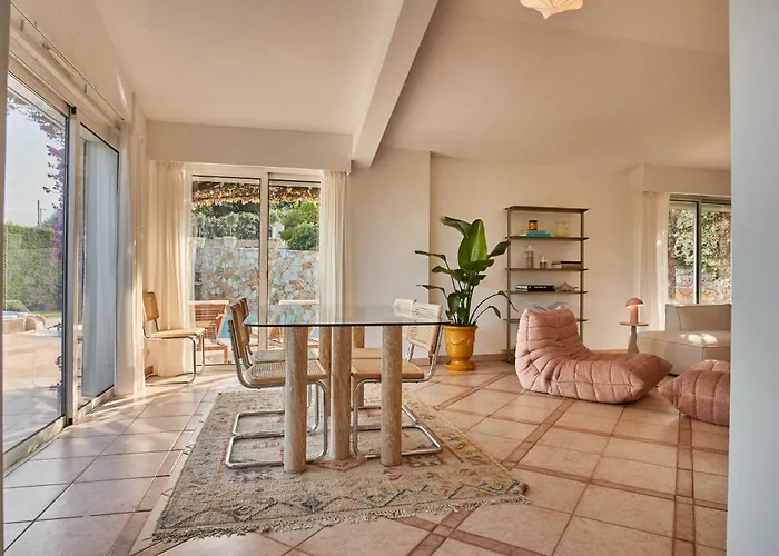 A C With Pool & Jacuzzi 3br 6p - Villa Vallauris